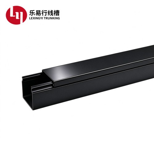 黑色全封闭pvc线槽